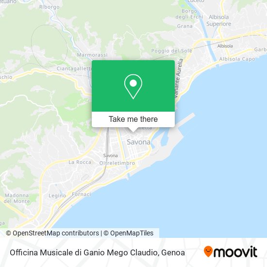 Officina Musicale di Ganio Mego Claudio map