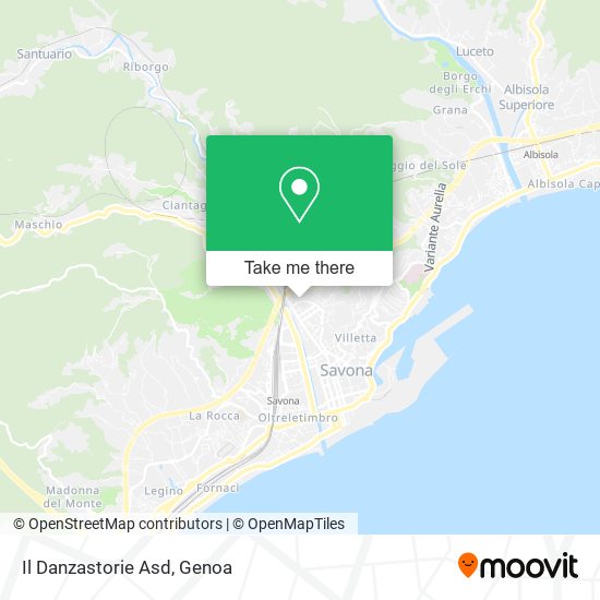 Il Danzastorie Asd map