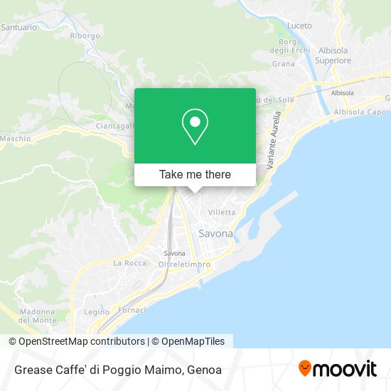 Grease Caffe' di Poggio Maimo map