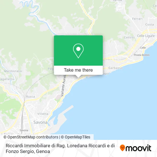 Riccardi Immobiliare di Rag. Loredana Riccardi e di Fonzo Sergio map