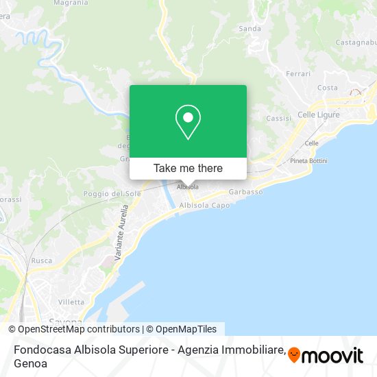 Fondocasa Albisola Superiore - Agenzia Immobiliare map