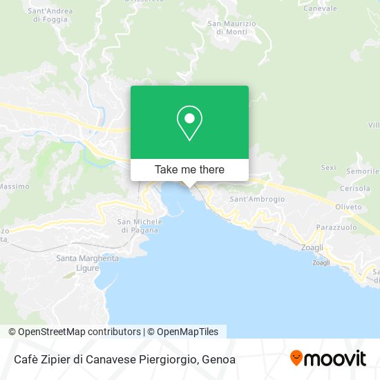 Cafè Zipier di Canavese Piergiorgio map