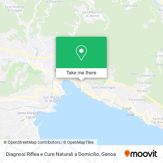 Diagnosi Riflea e Cure Naturali a Domicilio map