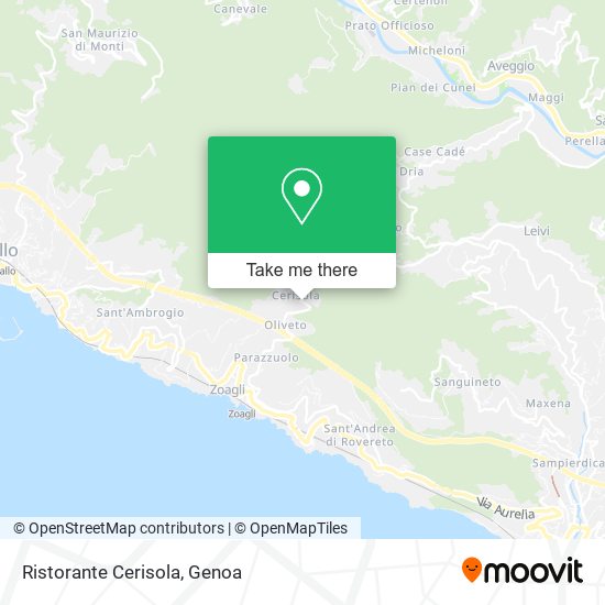 Ristorante Cerisola map
