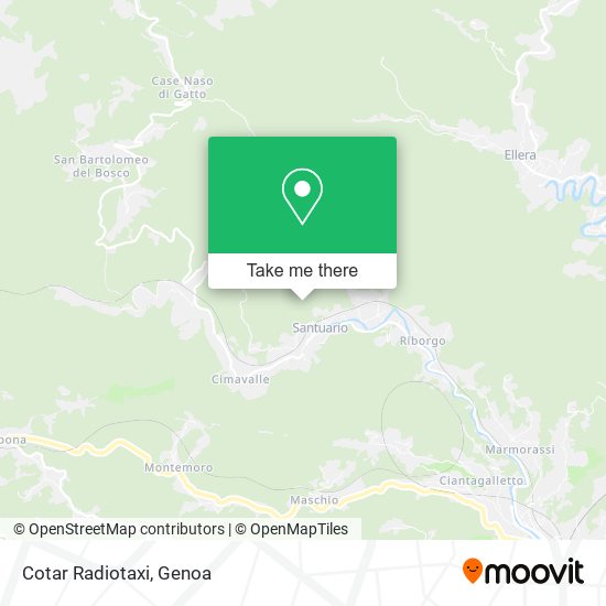 Cotar Radiotaxi map