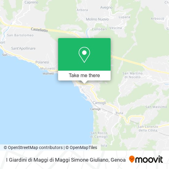 I Giardini di Maggi di Maggi Simone Giuliano map