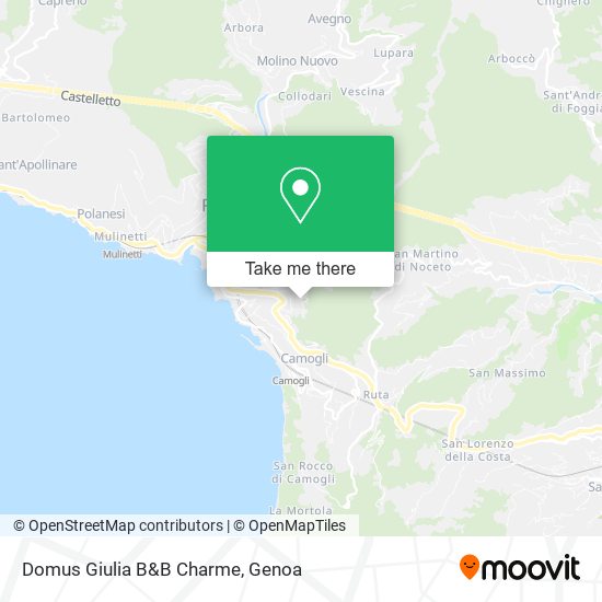 Domus Giulia B&B Charme map