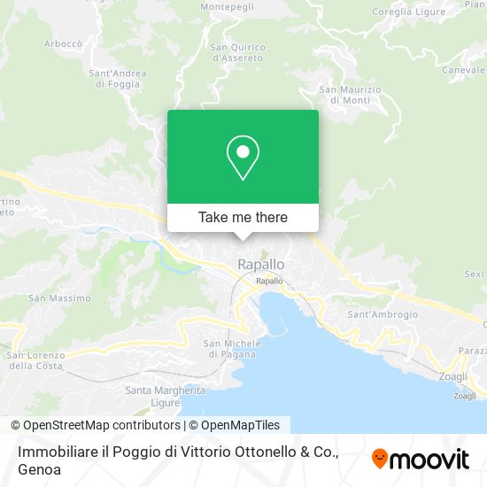 Immobiliare il Poggio di Vittorio Ottonello & Co. map