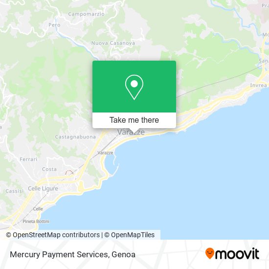 Mercury Payment Services map