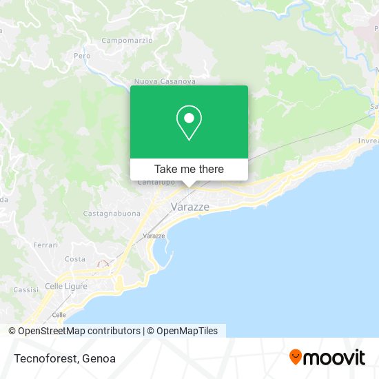 Tecnoforest map