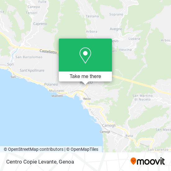 Centro Copie Levante map