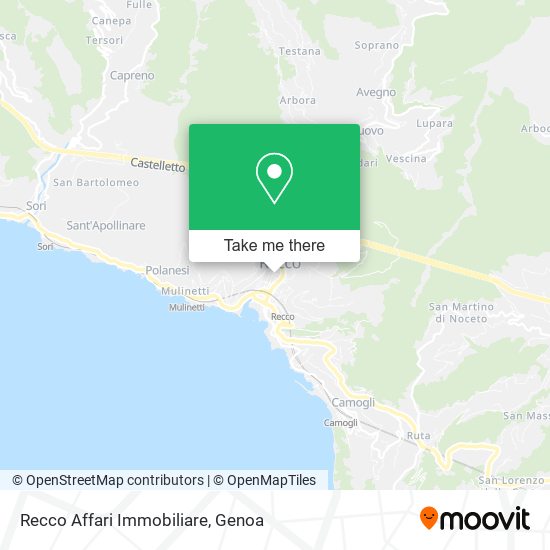 Recco Affari Immobiliare map