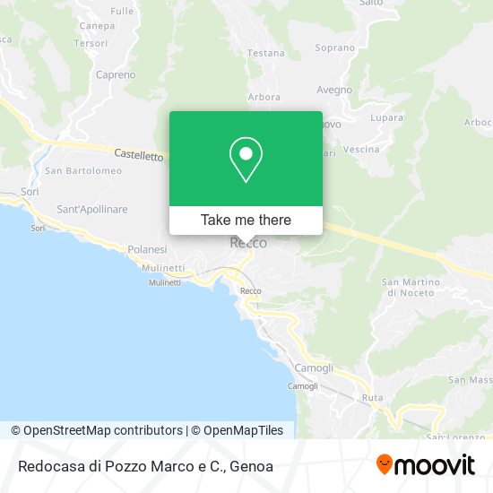 Redocasa di Pozzo Marco e C. map