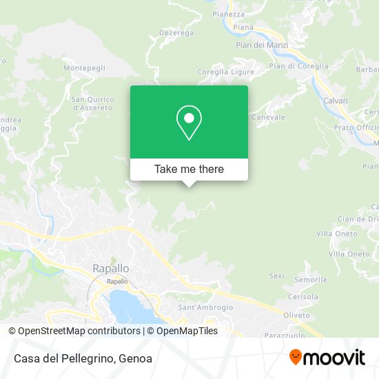Casa del Pellegrino map