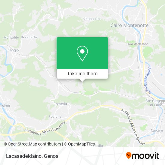 Lacasadeldaino map