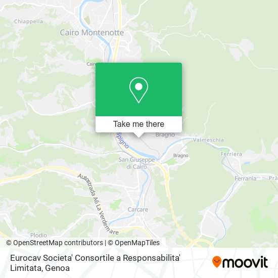 Eurocav Societa' Consortile a Responsabilita' Limitata map