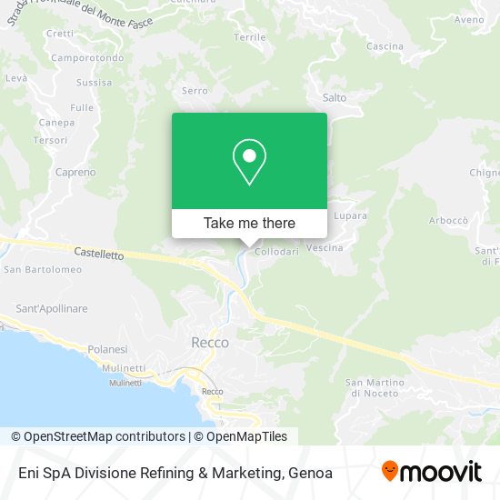 Eni SpA Divisione Refining & Marketing map