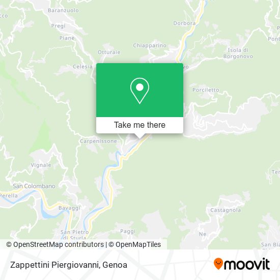 Zappettini Piergiovanni map