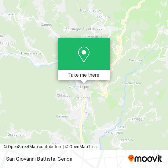 San Giovanni Battista map