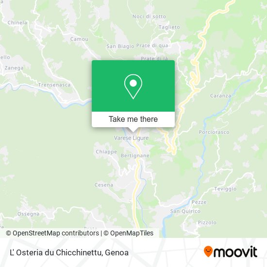 L' Osteria du Chicchinettu map