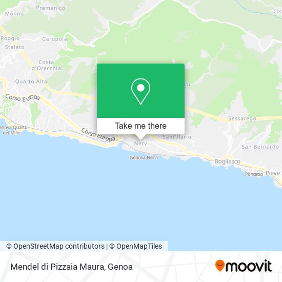 Mendel di Pizzaia Maura map