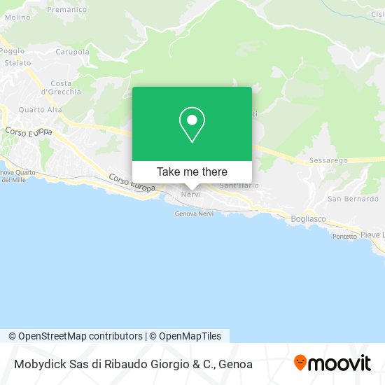 Mobydick Sas di Ribaudo Giorgio & C. map