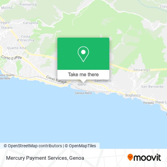 Mercury Payment Services map