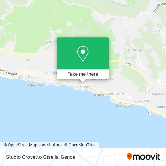 Studio Crovetto Gisella map