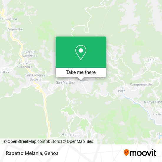 Rapetto Melania map