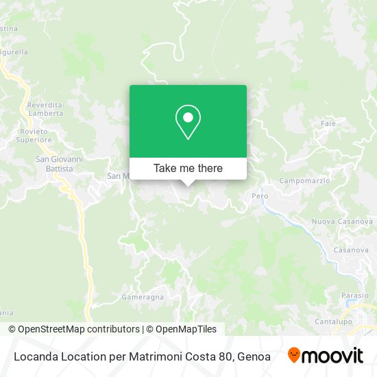 Locanda Location per Matrimoni Costa 80 map