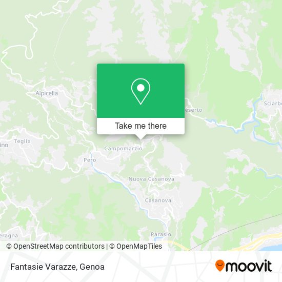 Fantasie Varazze map