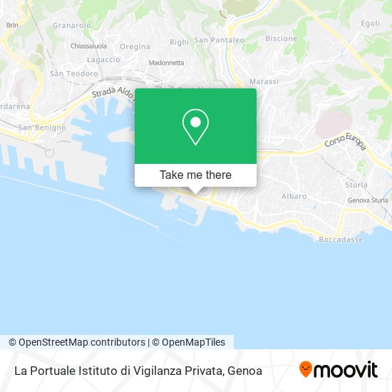 La Portuale Istituto di Vigilanza Privata map