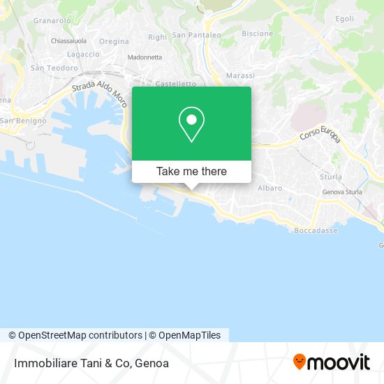 Immobiliare Tani & Co map