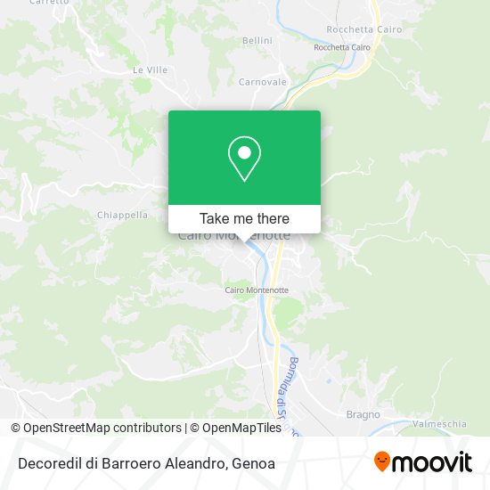 Decoredil di Barroero Aleandro map