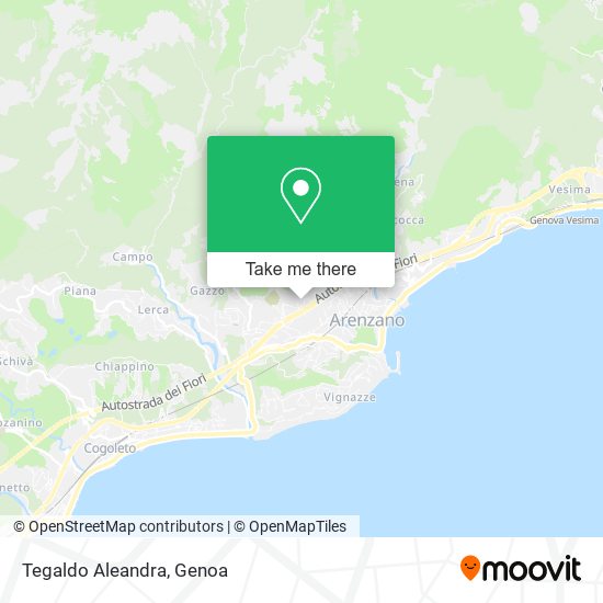 Tegaldo Aleandra map