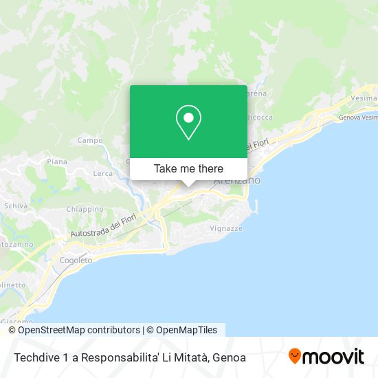 Techdive 1 a Responsabilita' Li Mitatà map
