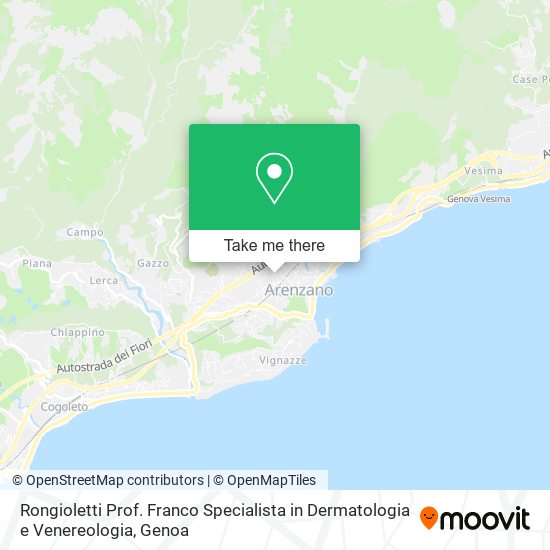 Rongioletti Prof. Franco Specialista in Dermatologia e Venereologia map