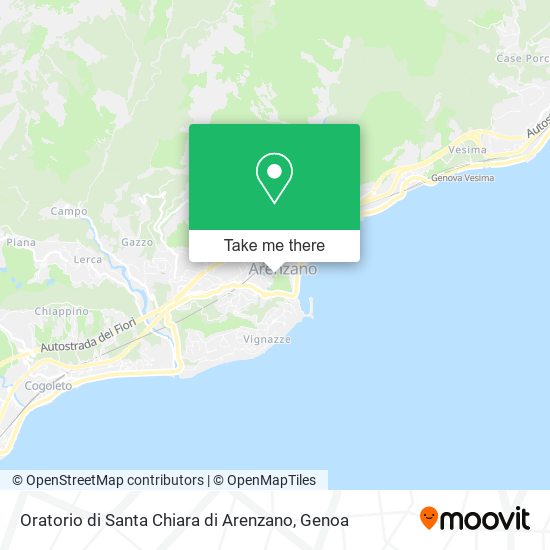Oratorio di Santa Chiara di Arenzano map