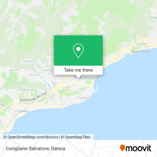 Corigliano Salvatore map