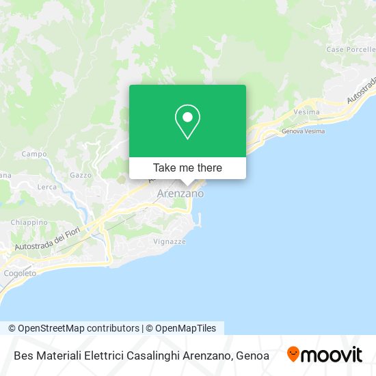 Bes Materiali Elettrici Casalinghi Arenzano map