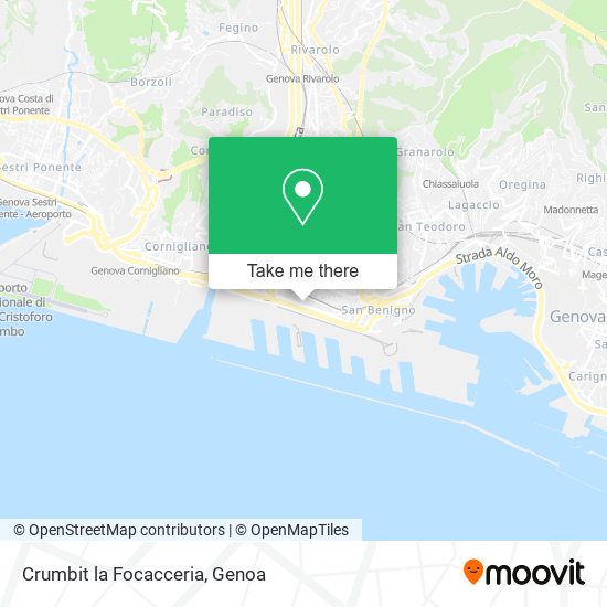 Crumbit la Focacceria map