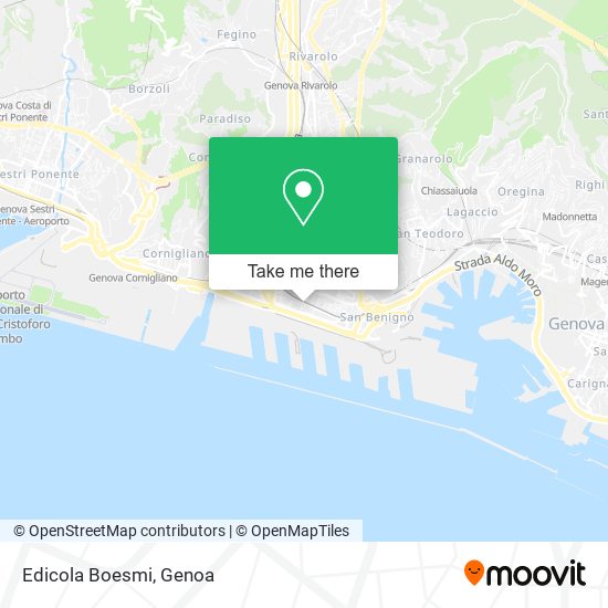 Edicola Boesmi map