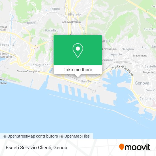 Esseti Servizio Clienti map