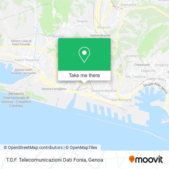 T.D.F. Telecomunicazioni Dati Fonia map