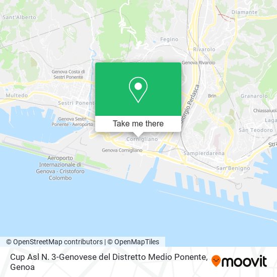 Cup Asl N. 3-Genovese del Distretto Medio Ponente map