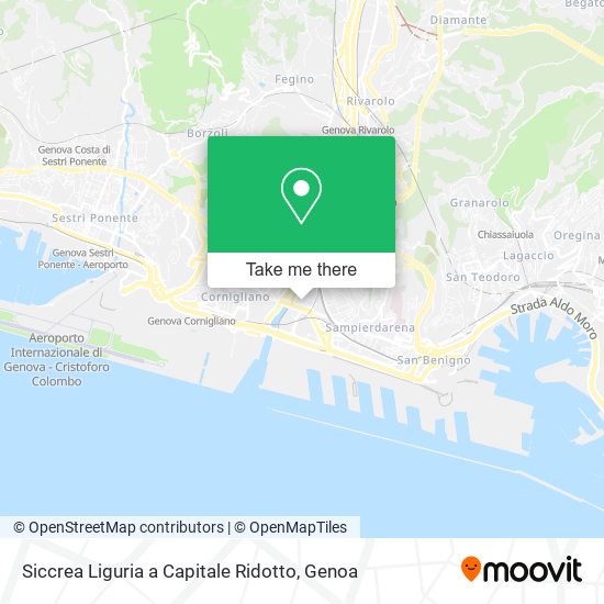 Siccrea Liguria a Capitale Ridotto map