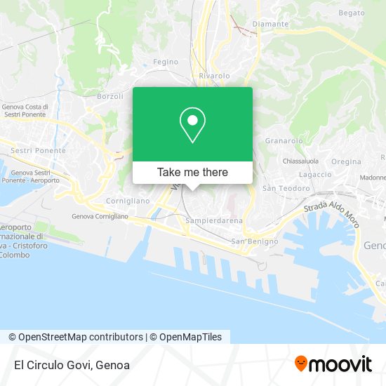 El Circulo Govi map