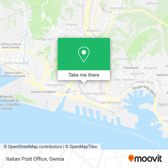 Italian Post Office map