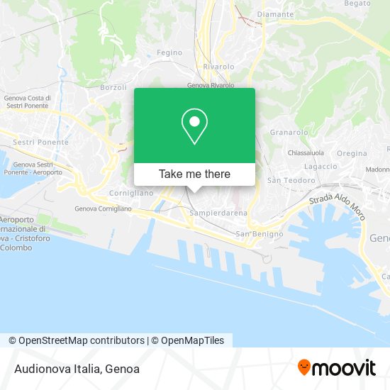 Audionova Italia map