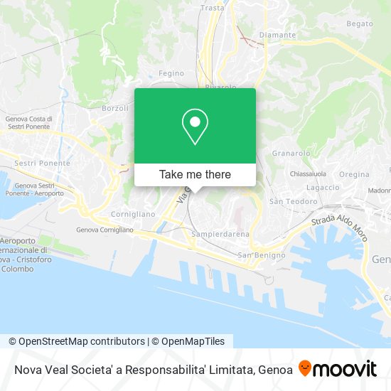 Nova Veal Societa' a Responsabilita' Limitata map
